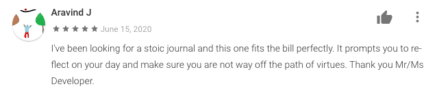 Feedback on Android Play Store
